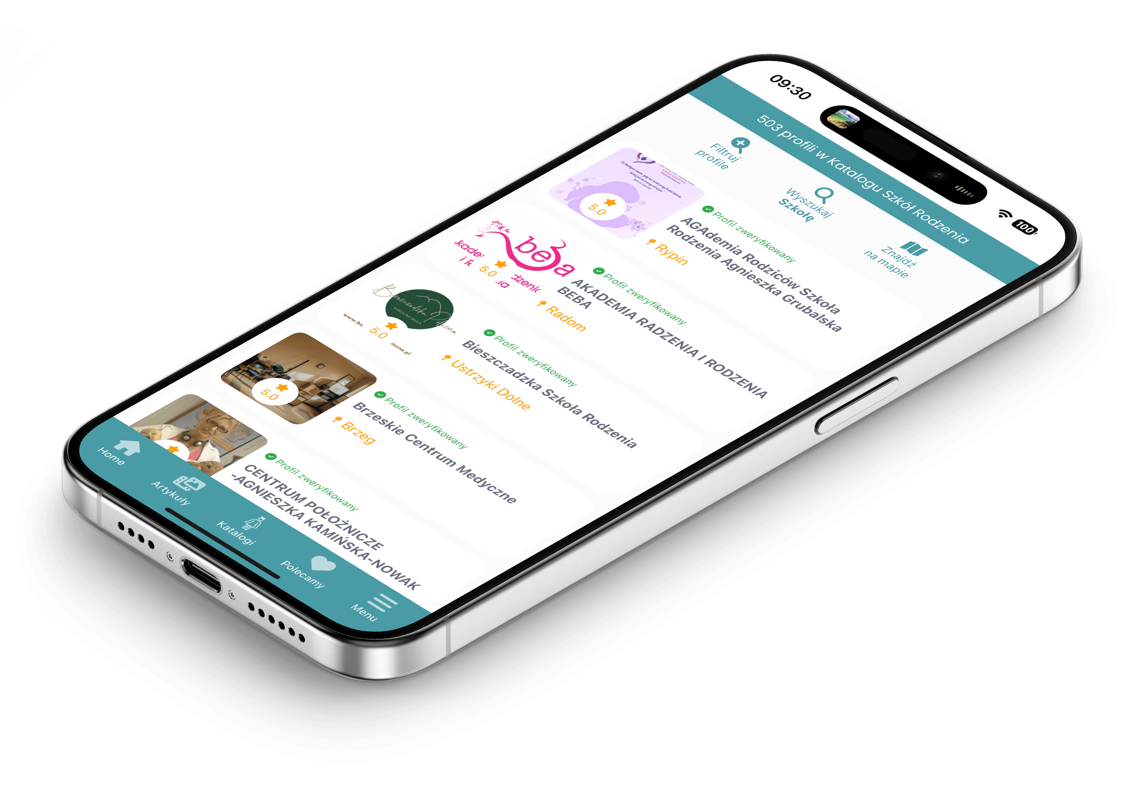 Mobile phone with pregna logo